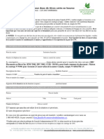 Gift of Securities Transfer Form FR