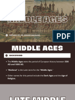 Middle Ages: Prepared By: Ms. Denisse Macalino