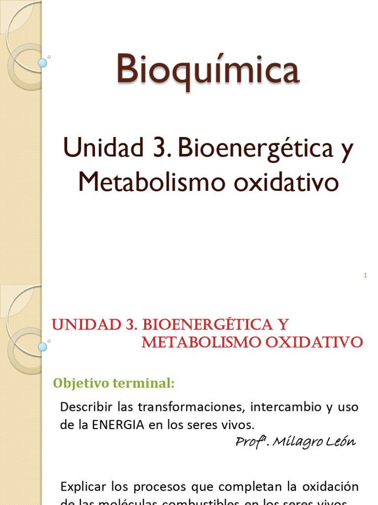 Bioenergetica #1 | PDF | Entalpía | Ciencias fisicas
