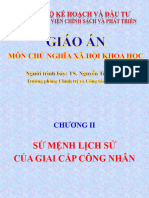 CHƯƠNG II SỨ MỆNH LỊCH SỬ CỦA GCCN