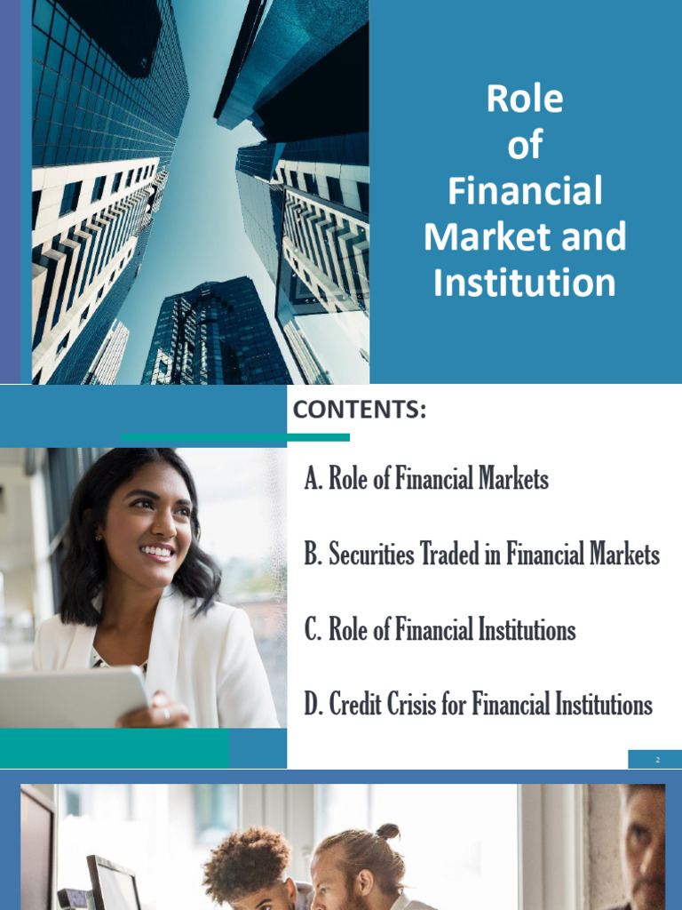 Financial Markets and Institutions Overview | PDF | Financial Markets ...