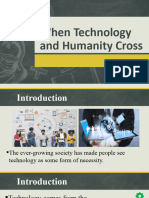 Lesson 13 When Technology and Humanity Cross