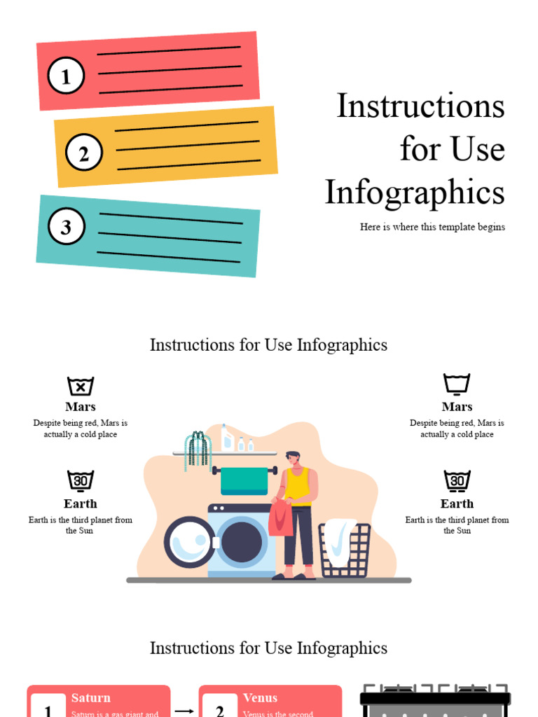 Instructions For Use Infographics by Slidesgo | PDF | Planets | Solar ...