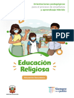 Secundaria 05 Fasciculo Especifico Area Educacion Religiosa