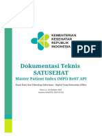 Dokumentasi Teknis SATUSEHAT - Master Patient Index (MPI) ReST API v2.1 Public