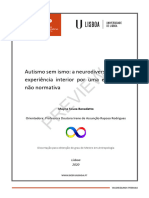 Autismo Sem Ismoa Nueurodiversidade e A Esperiencia Interior Por Uma Etnografia