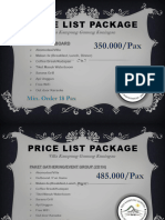 Price List Package VKG 2022-1