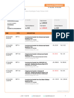 Pakistani Bank Statement