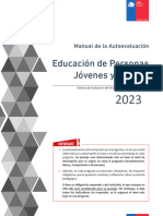 Manual Autoevaluación Educación de Personas Jóvenes y Adultas