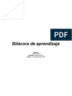 Bitácora de Aprendizaje - 11octt