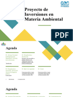 Proyecto de Inversiones en Materia Ambiental 2