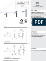 DL368 DL368-1 W/ Drainage Fittings DL368-2: For Embedded Lavatory For Console Lavatory