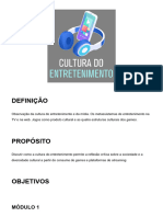 Cultura Do Entretenimento