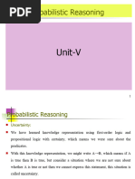 Probabilistic Reasoning: Unit-V