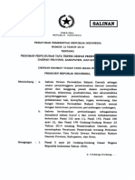 PP Nomor 12 Tahun 2018 Pedoman Penyusunan Tatip DPRD