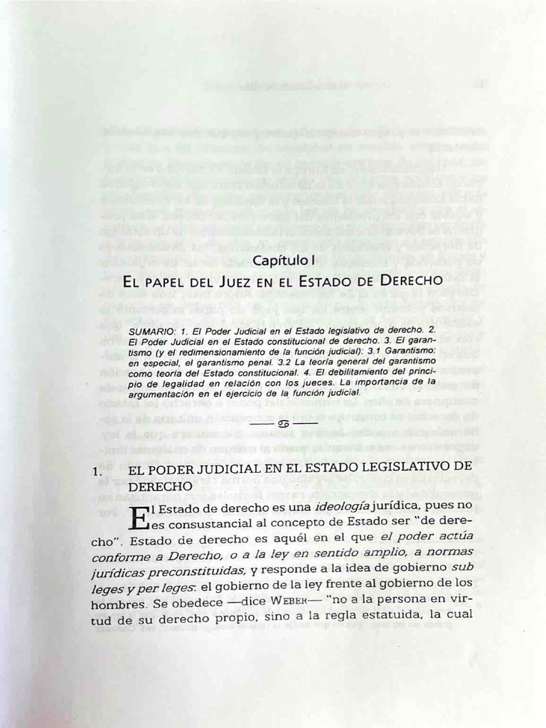 GASCÓN El Papel Del Juez en El Estado de Derecho | PDF