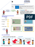 A1 Personal Information Week 1 Act 1