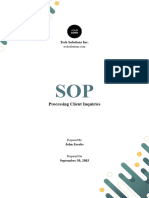 SOP Word Template