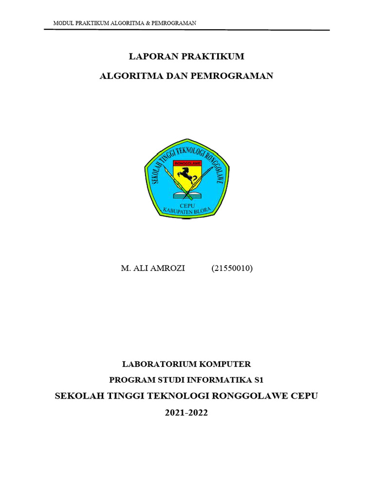Praktikum Algoritma dan Flowchart | PDF | Komputer