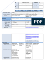 Mapeh: Daily Lesson Log in School Grade Level Teacher Learning Area Teaching Date and Time Quarter