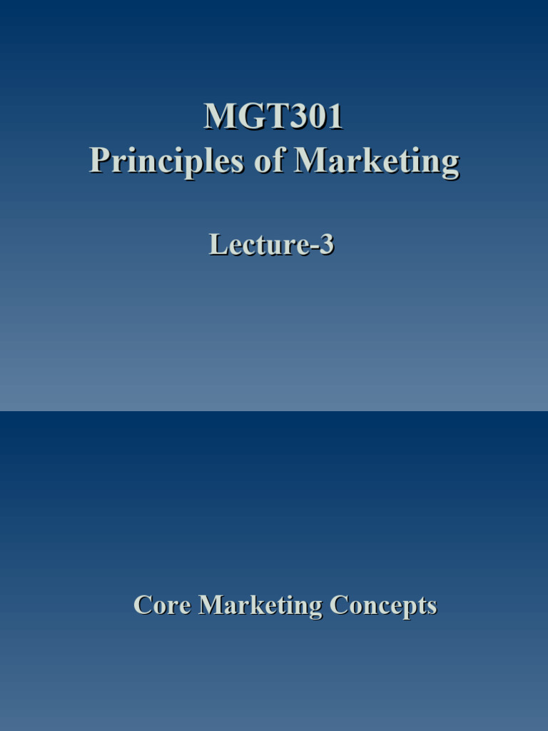 Core Concepts of Customer Relationship Management | PDF | Marketing ...