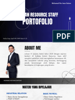 Kelas Siap Jadi HR Staff Portofolio