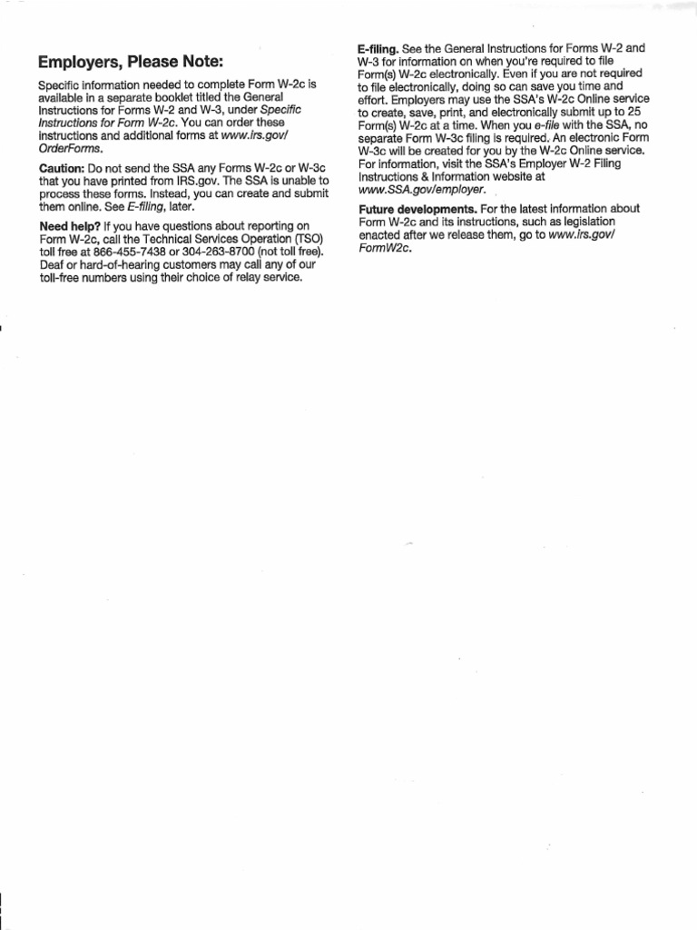 W2c employer instructions pdf