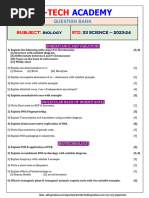 Bio Imp Questions F