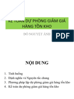 Kế Toán Dự Phòng Giảm Giá Hàng Tồn - Gửi Sv