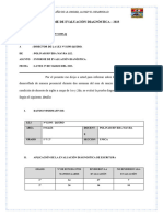 Informe de Evaluación Diagnóstica - Inglés