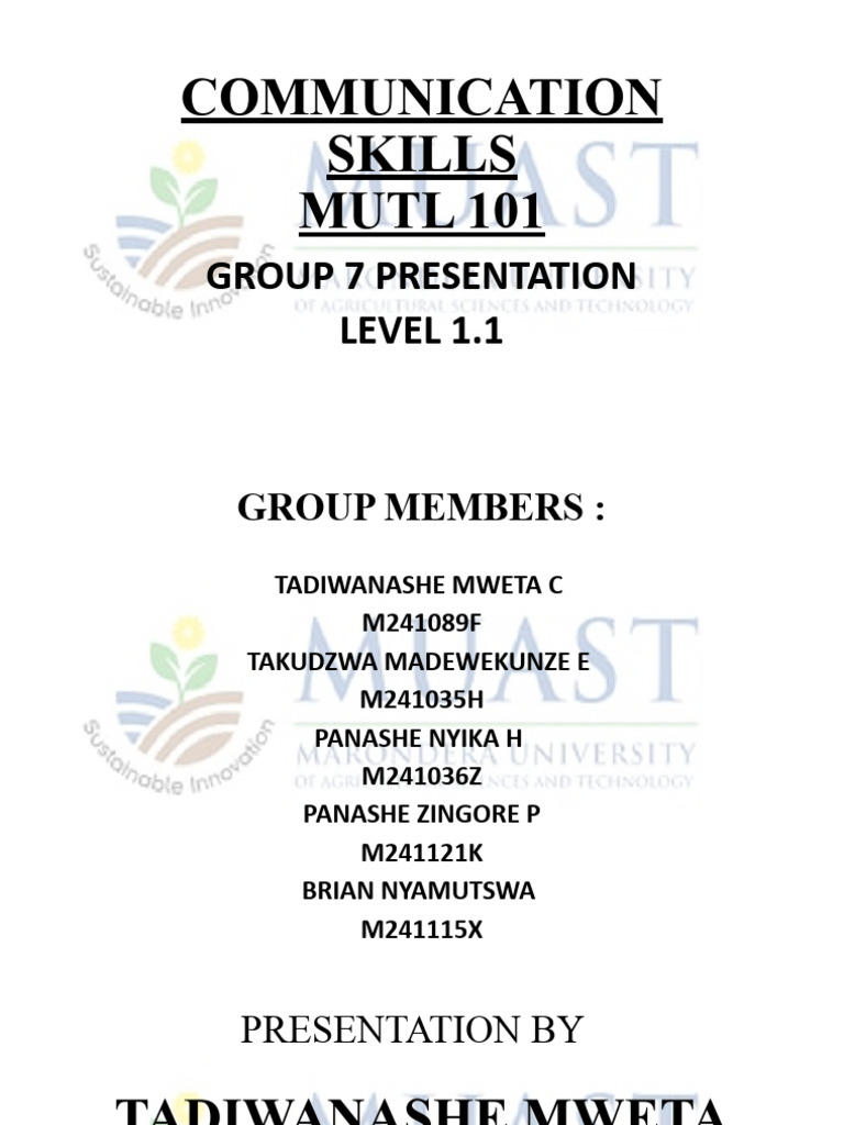 Communication visual data 7