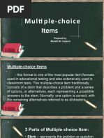 MAtching Type Test | PDF | Test (Assessment) | Education Theory