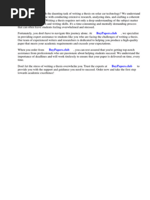 Research Paper on Solar Car