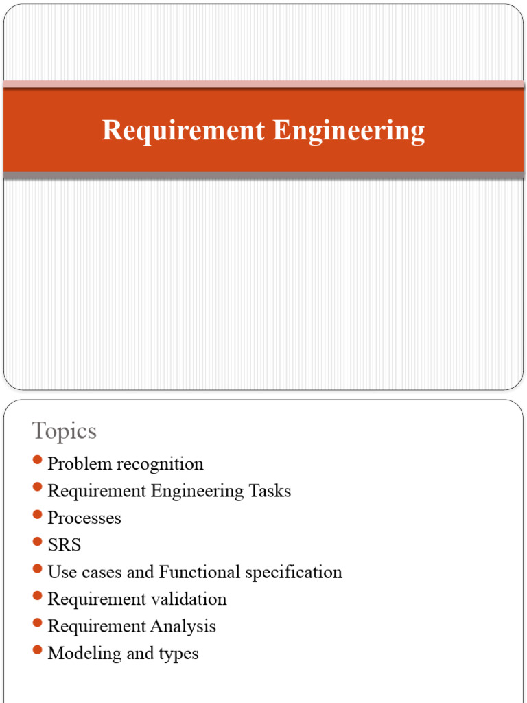 Requirements Engineering Overview | PDF | Conceptual Model ...