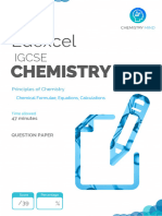 Chemical Formulae, Equations, Calculations QP