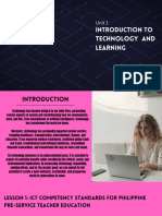Unit 1 Introduction To Teachnology and Learning