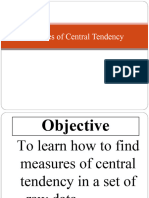 Measures of Center and Variation