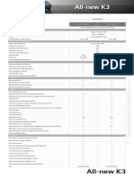 All-New K3: 1.4 MT - LX One 1.4 at - LX One