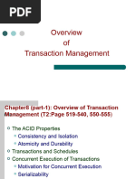 DBMS - Transaction Management