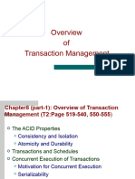 DBMS - Transaction Management