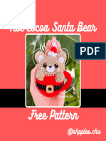 Hot Cocoa Santa Bear Crochet