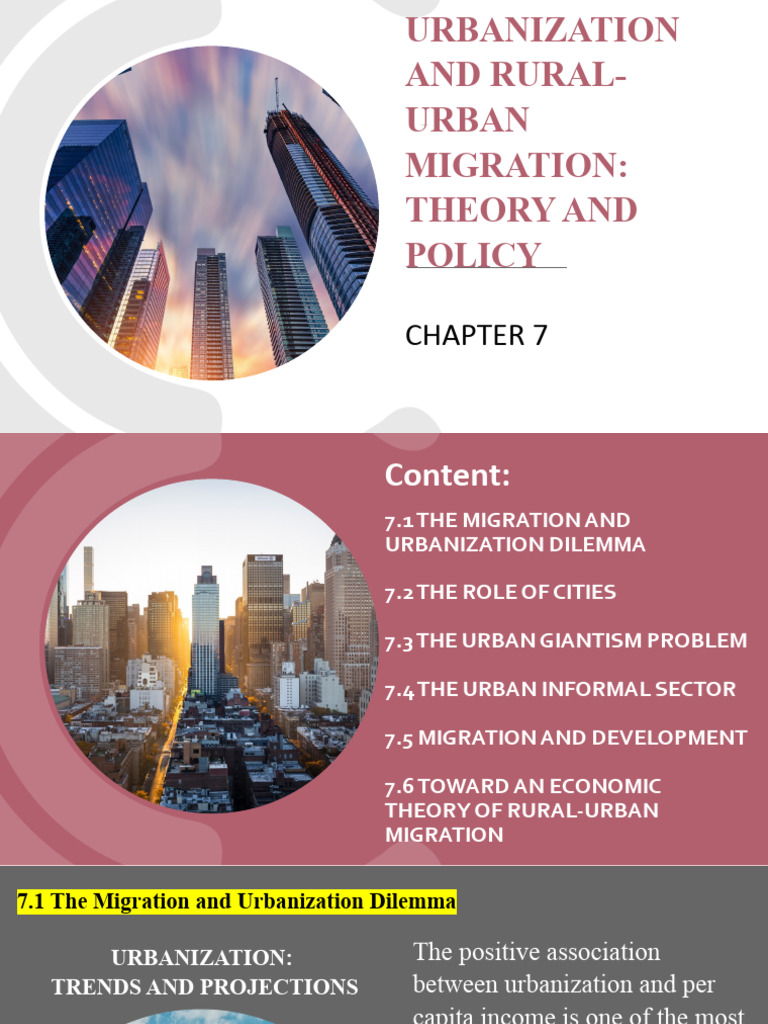 Urbanization and Rural-Urban Migration | PDF | Urbanization | Human