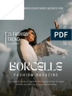 Grey Minimalist Fashion Magazine Cover