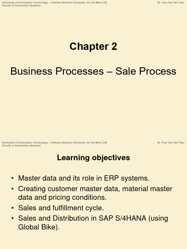 SAP S/4HANA Sales Process Overview | PDF | Invoice | Business