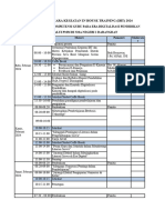 Rundown Acara Kegiatan in House Training