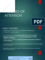 2.3 Theories of Attention