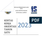 Kertas Kerja Orientasi 2022