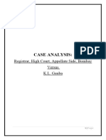 Case Analysis!