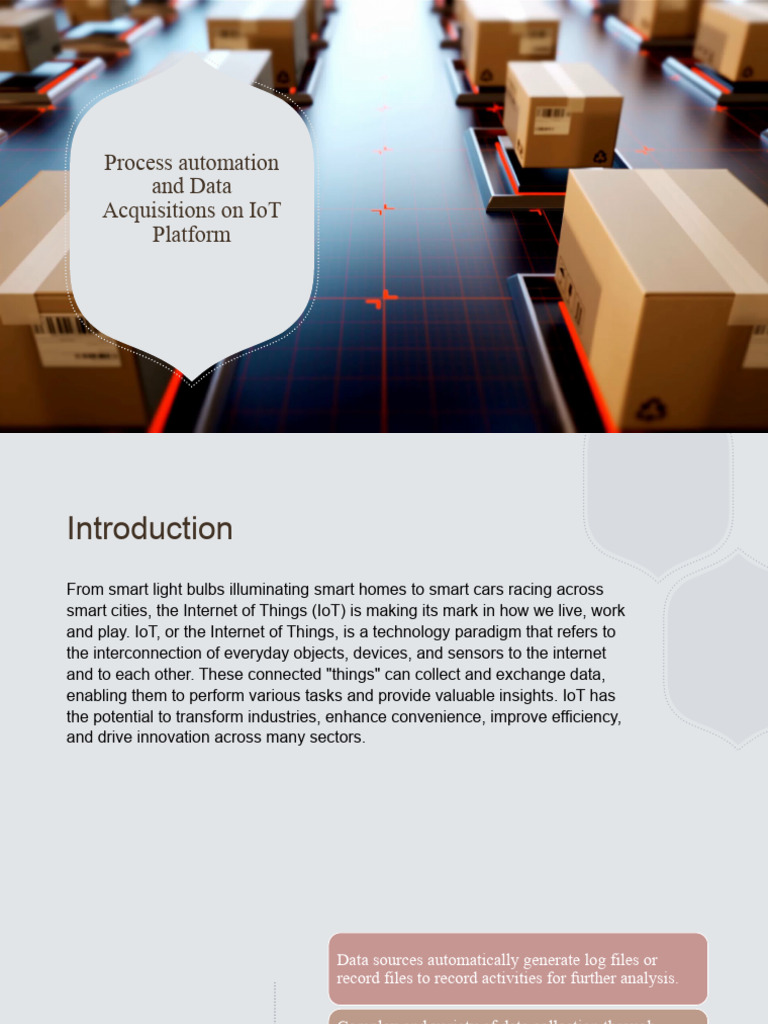 IoT Data Acquisition & Process Automation | PDF | Internet Of Things ...
