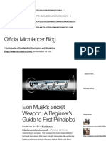 Elon Musks Secret Weapon A Beginners Guide To First Principles - Microlancer Blog